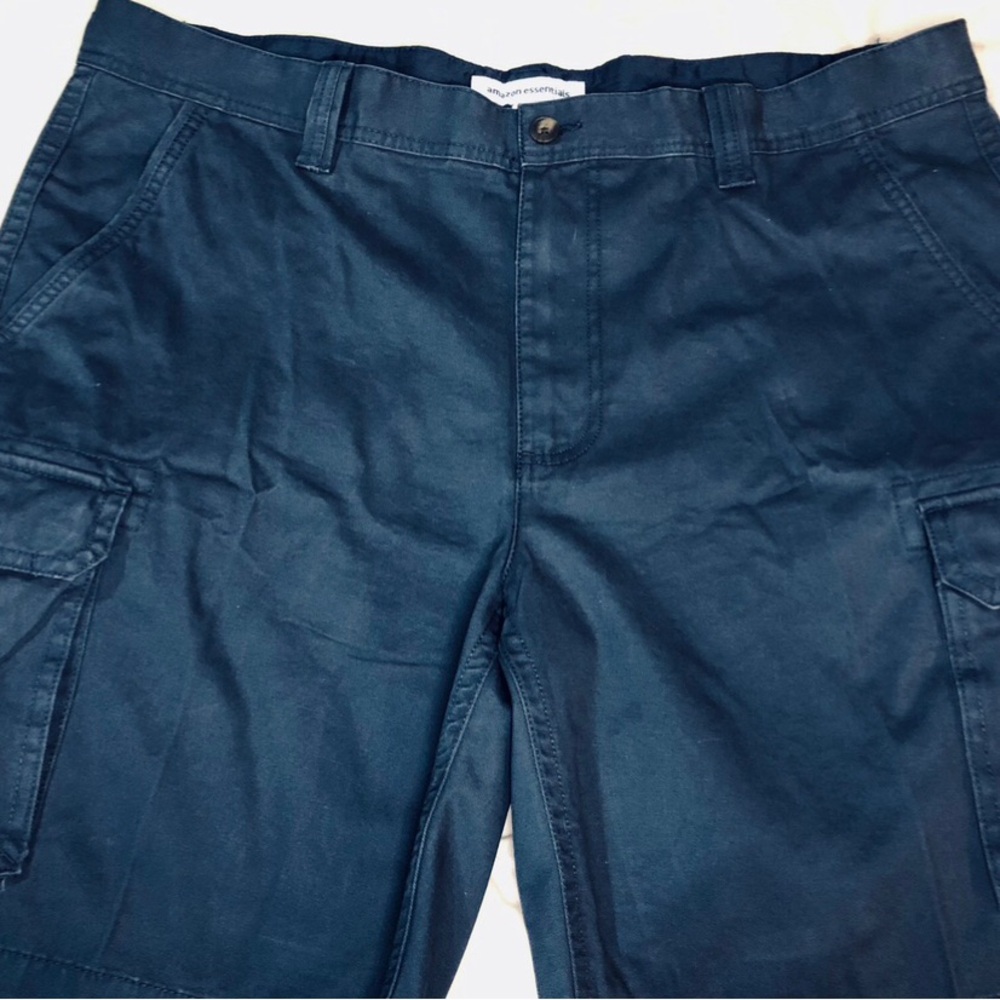 Men’s navy blue casual dress comfortable fit size 42